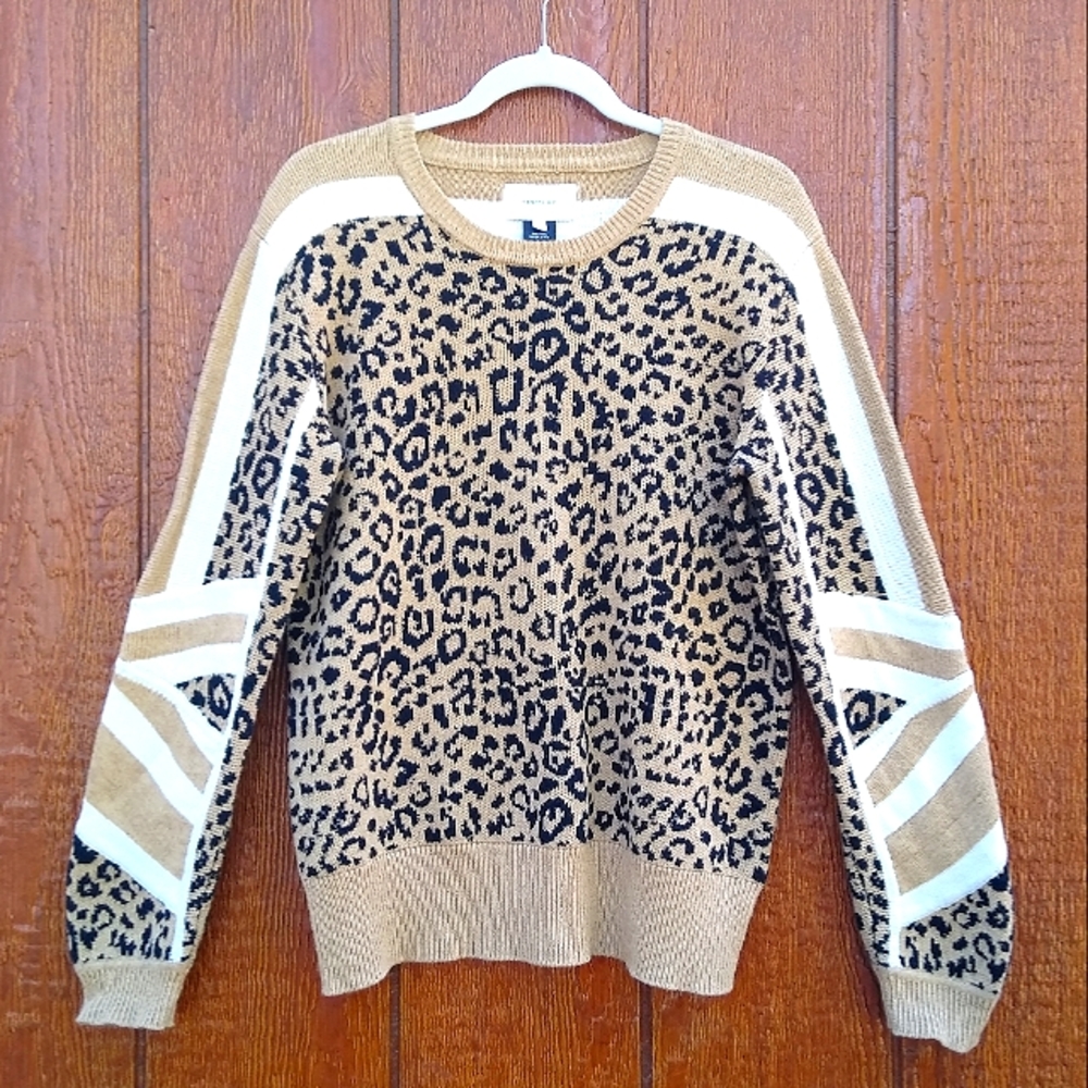 Current/Elliot Duvall Leopard Print Camel Black W… - image 6